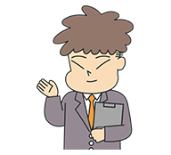 調査・査定をするスタッフのイラスト