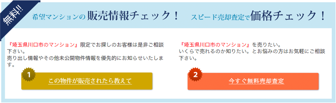 希望マンションの販売情報チェック スピード売却査定で価格チェック