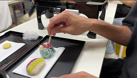 和菓子づくり・お抹茶体験